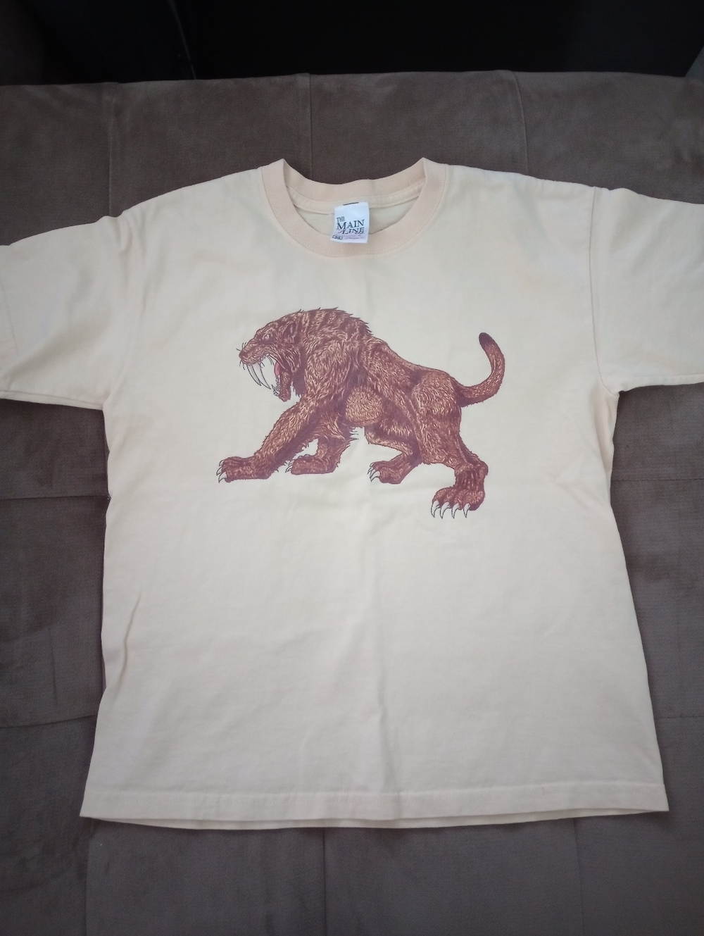 Kids - Tan Tshirt With Sun Reactive Graphic